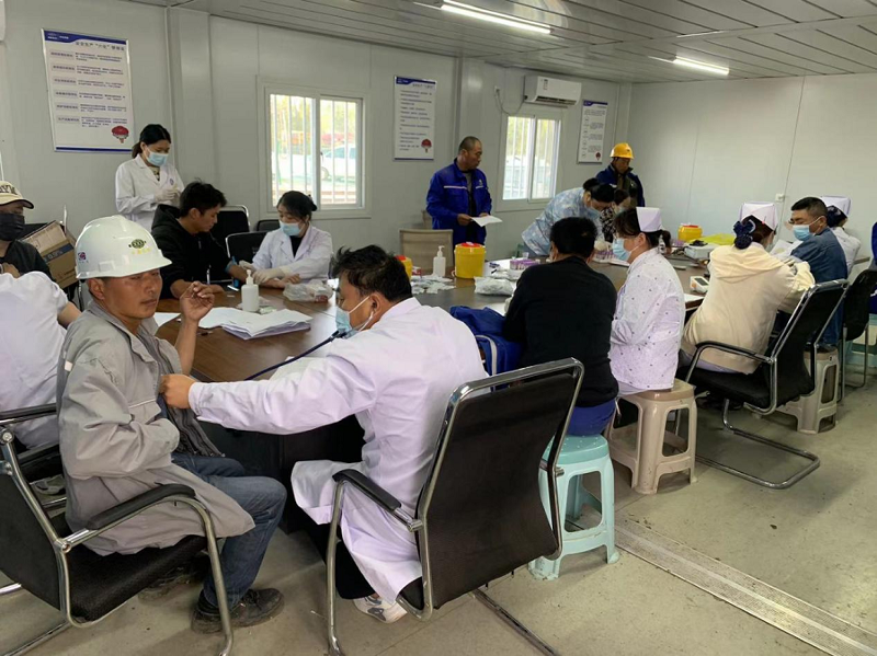 華北公司日照項目部開展“心系職工送健康、愛心體檢暖人心”活動