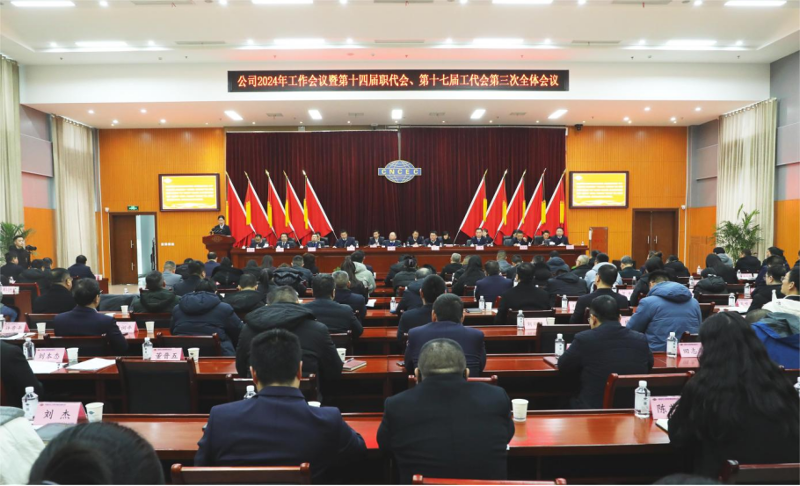 公司召開(kāi)2024年工作會(huì)議暨第十四屆職代會(huì)、第十七屆工代會(huì)第三次全體會(huì)議