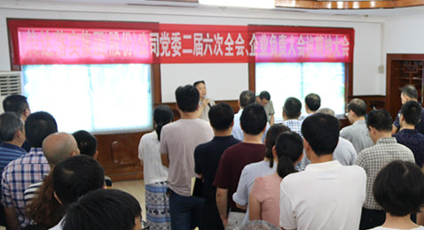 公司召開傳達(dá)落實集團(tuán)(股份)公司兩會精神大會